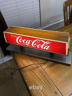 Vintage Coca-Cola SITCO Fountain Serve Soda Pop Machine Sign Topper 1984