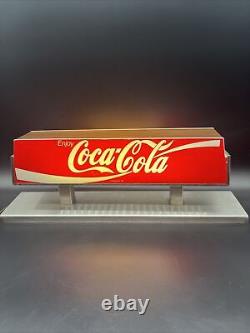 Vintage Coca-Cola SITCO Fountain Serve Soda Pop Machine Sign Topper Tested Works