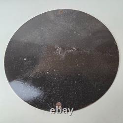 Vintage Coca Cola Sign Airplane Beverage Soda Gas Pump Plate Porcelain Sign