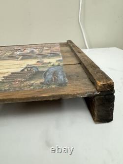 Vintage Coca-Cola Sign Barn Wood Plank Advertising 40-50s Country Store Gas Soda