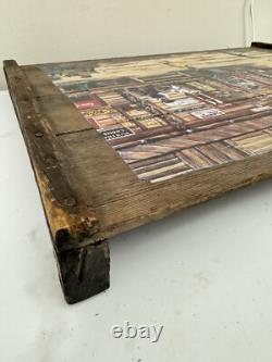 Vintage Coca-Cola Sign Barn Wood Plank Advertising 40-50s Country Store Gas Soda