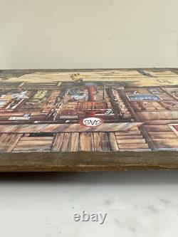 Vintage Coca-Cola Sign Barn Wood Plank Advertising 40-50s Country Store Gas Soda