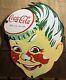 Vintage Coca Cola Sign Coke Porcelain Sign 18 Soda Pop Beverage Sprite Boy Head