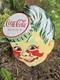 Vintage Coca Cola Sign Coke Porcelain Sign 18 Soda Pop Beverage Sprite Boy Head