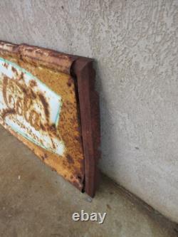 Vintage Coca Cola Sign Fishtail Large Store Sign of Good Taste