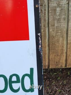 Vintage Coca Cola Sign Handicapped Handicap Parking 28x46 Large Coke Soda Adver