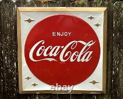 Vintage Coca Cola Sign Large