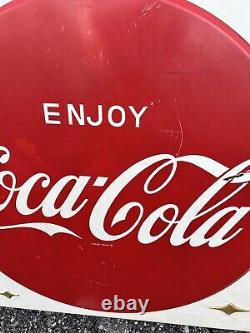 Vintage Coca Cola Sign Star Dust 1950
