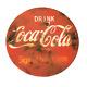 Vintage Coca Cola Sign of Good Taste Metal Enamel Gas Station Deco 5 Sign Used
