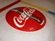 Vintage Coca Cola Soda Bottle Trademark Reg. 12 Domed Porcelain Metal Gas Sign