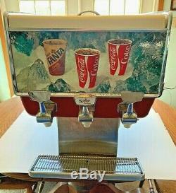 Vintage Coca Cola Soda Fountain Beverage Dispenser The Regent III Complete