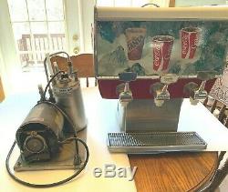 Vintage Coca Cola Soda Fountain Beverage Dispenser The Regent III Complete