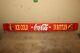 Vintage Coca Cola Soda Pop Store 32 Door Push Pull Bar Porcelain Metal Sign