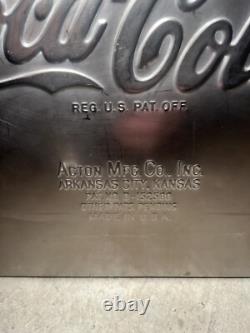 Vintage Coca Cola Stainless 6 Pack Cooler