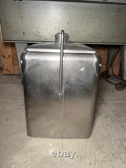Vintage Coca Cola Stainless 6 Pack Cooler