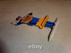 Vintage Coca Cola Stand-up Policeman Slow School Zone 12 Metal Soda Cop Sign