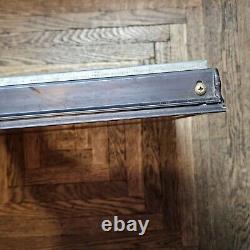 Vintage Coca Cola Store Front Vinyl/Plastic Sign In Original Metal Frame 25x22