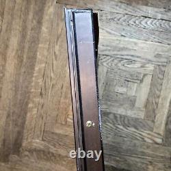 Vintage Coca Cola Store Front Vinyl/Plastic Sign In Original Metal Frame 25x22