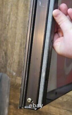 Vintage Coca Cola Store Front Vinyl/Plastic Sign In Original Metal Frame 25x22