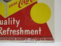 Vintage Coca Cola Take A Case Home Today 1957 Sign Excellent Condition