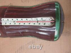 Vintage Coca Cola Thermometer Gas Station Sign Robertson USA