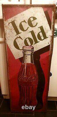 Vintage Coca-Cola Tin Advertising Sign