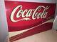 Vintage Coca-Cola Trademark Plexiglass Large Sign