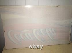 Vintage Coca-Cola Trademark Plexiglass Large Sign