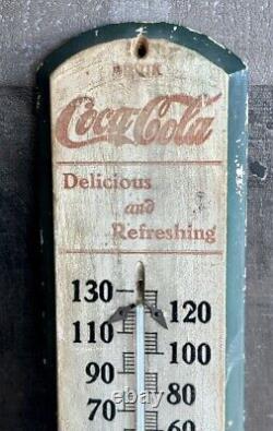 Vintage Coca Cola Wooden Thermometer Sign (CP2001051)