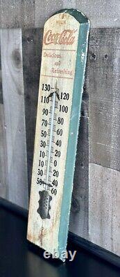 Vintage Coca Cola Wooden Thermometer Sign (CP2001051)