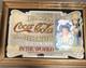 Vintage Coca Cola bar mirror frames in wood