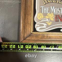 Vintage Coca Cola bar mirror frames in wood