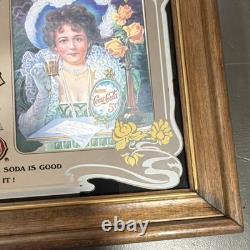Vintage Coca Cola bar mirror frames in wood