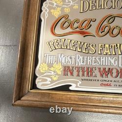 Vintage Coca Cola bar mirror frames in wood
