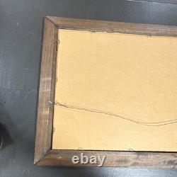 Vintage Coca Cola bar mirror frames in wood
