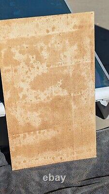 Vintage Coca Cola cardboard Poster sign 1940 Vintage Coke 16x27 Original Antique