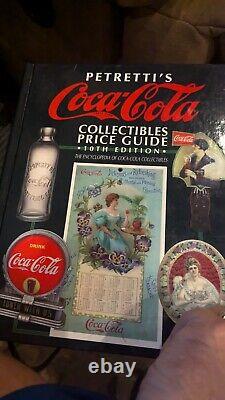 Vintage Coca Cola cardboard Poster sign 1940 Vintage Coke 16x27 Original Antique