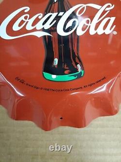 Vintage Coca cola Bottle Cap Sign D