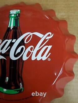 Vintage Coca cola Bottle Cap Sign D