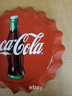 Vintage Coca cola Bottle Cap Sign E