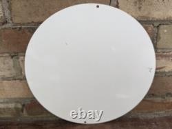 Vintage Coca-cola Check Tires Porcelain Beverage Soda 12 Sign Coke