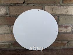 Vintage Coca-cola Check Tires Porcelain Beverage Soda 12 Sign Coke