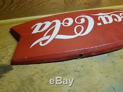 Vintage Coca-cola Fishtail Fish Tail Sign. AM-114