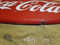 Vintage Coca-cola Fishtail Fish Tail Sign. AM-114