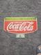 Vintage Coca-cola Fountain Service Porcelain Sign Very Heavy 24x 12
