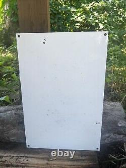 Vintage Coca-cola Porcelain Enamel Metal Advertising Soda Sign 12 X 8