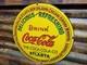 Vintage Coca-cola Porcelain Sign 18 Coke Soda Pop Atlanta Beverage Coke Bottle