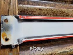 Vintage Coca-cola Porcelain Sign Door Push Bar Soda Beverage Drink Food Coke Pop