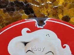 Vintage Coca-cola Porcelain Sign Old 1951 Marilyn Monroe Coke Soda Beverage 12