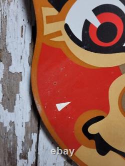 Vintage Coca-cola Porcelain Sign Old 40 Soda Pop Beverage Food Store Coke Boy